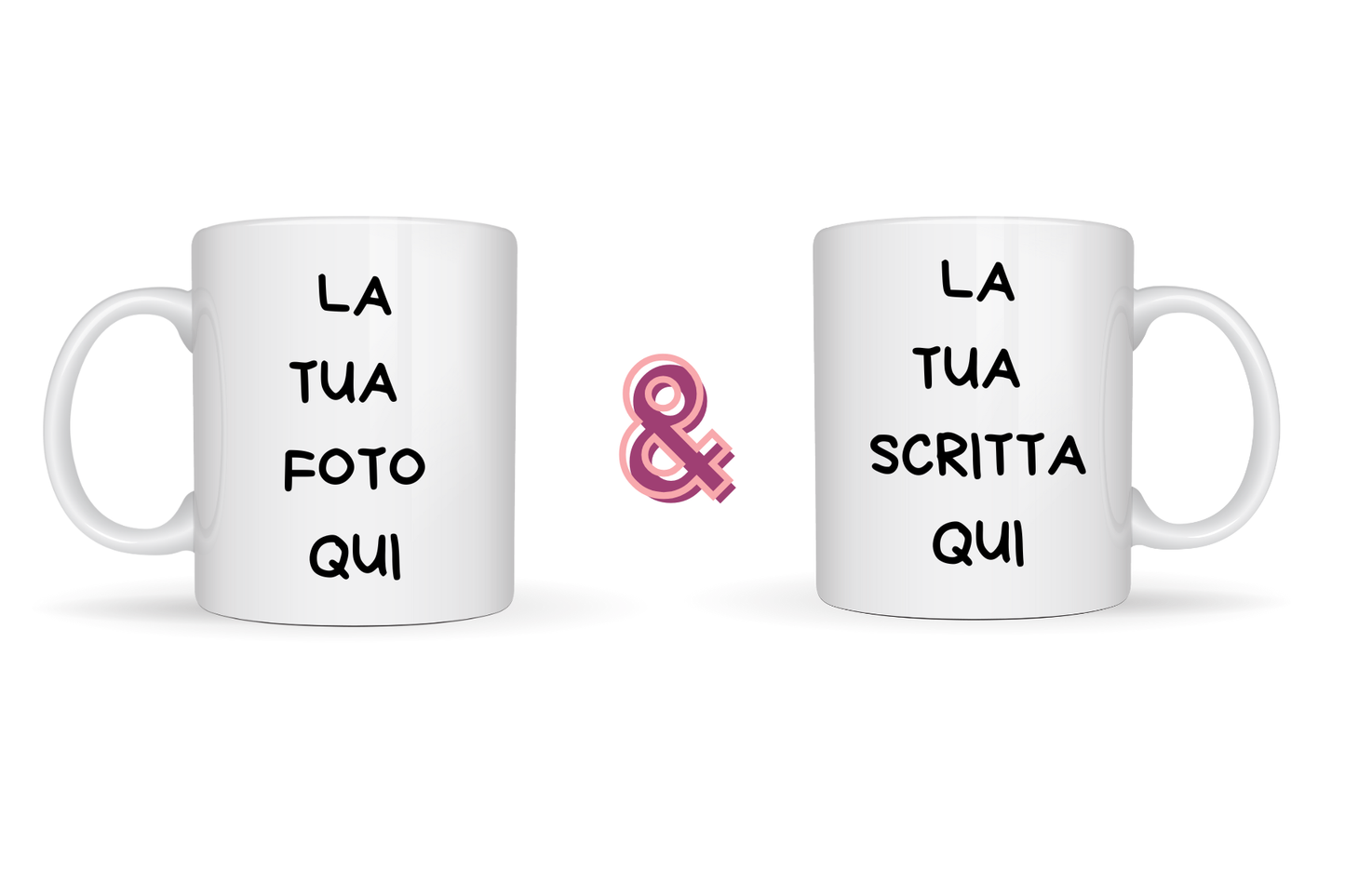 Tazza Personalizzata Foto & Scritta