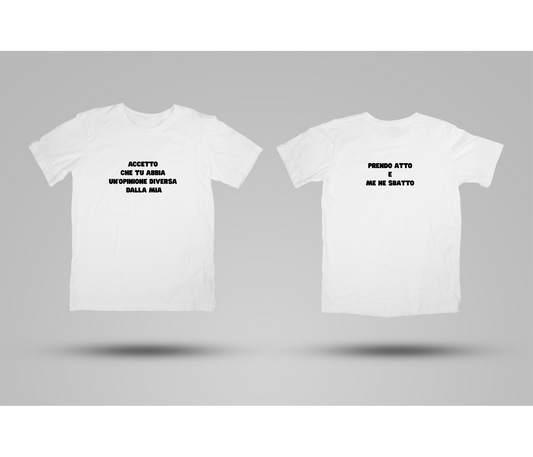 T-shirt Me Ne Sbatto