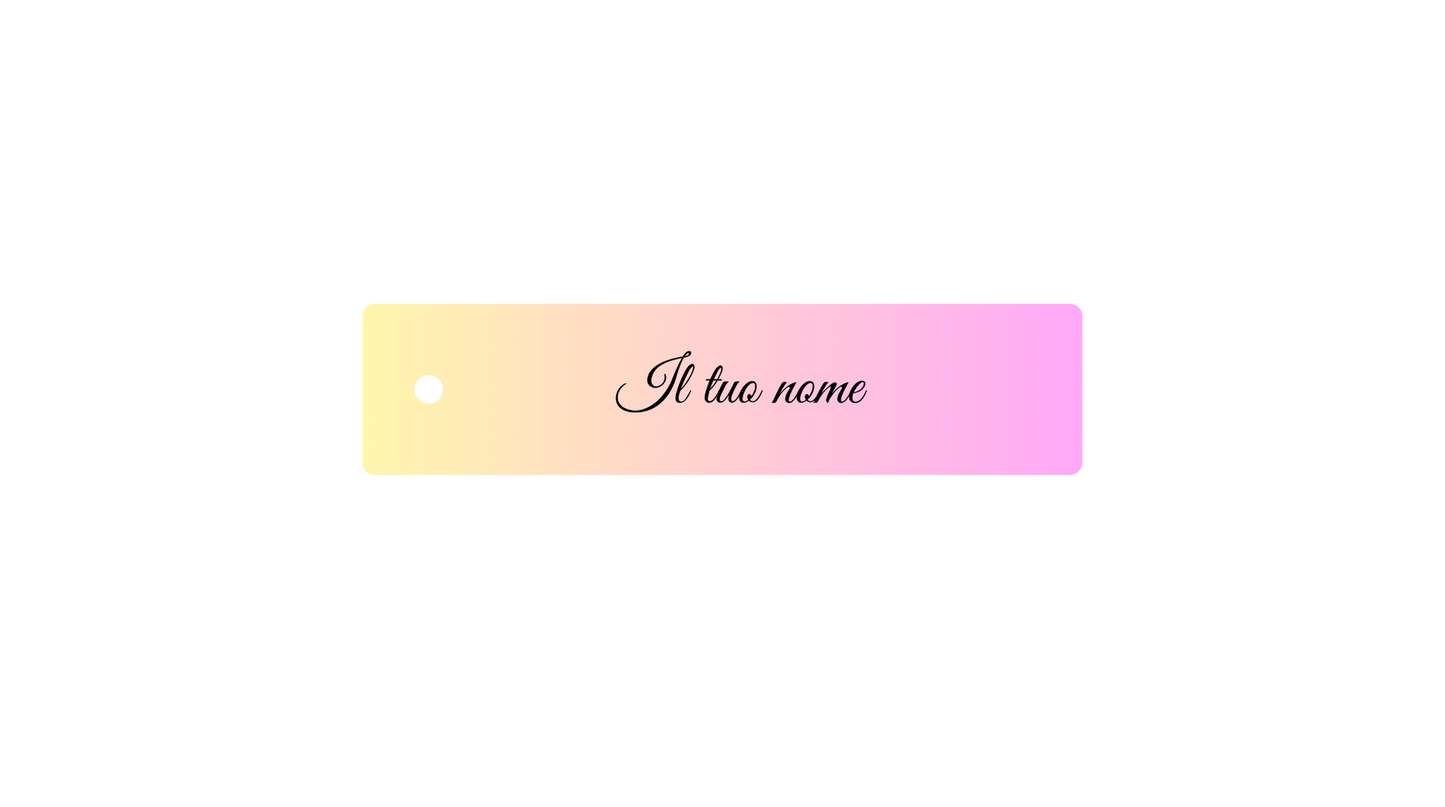 Segnalibro Personalizzato