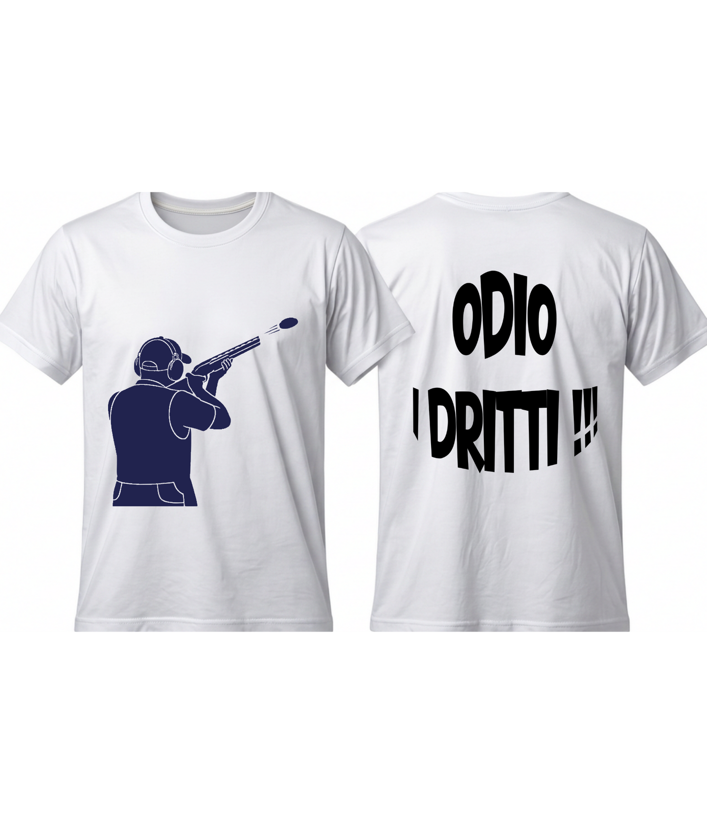 T-shirt Tiro a Volo – Odio i Dritti