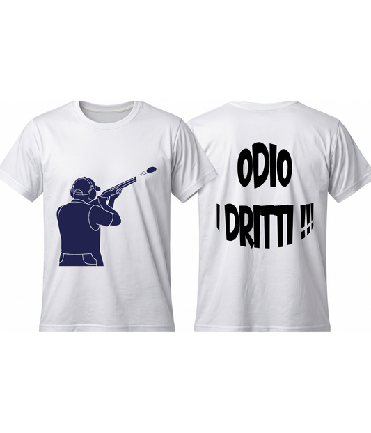 T-shirt Tiro a Volo – Odio i Dritti
