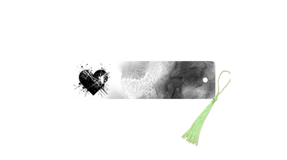 Segnalibro Cuore Nero