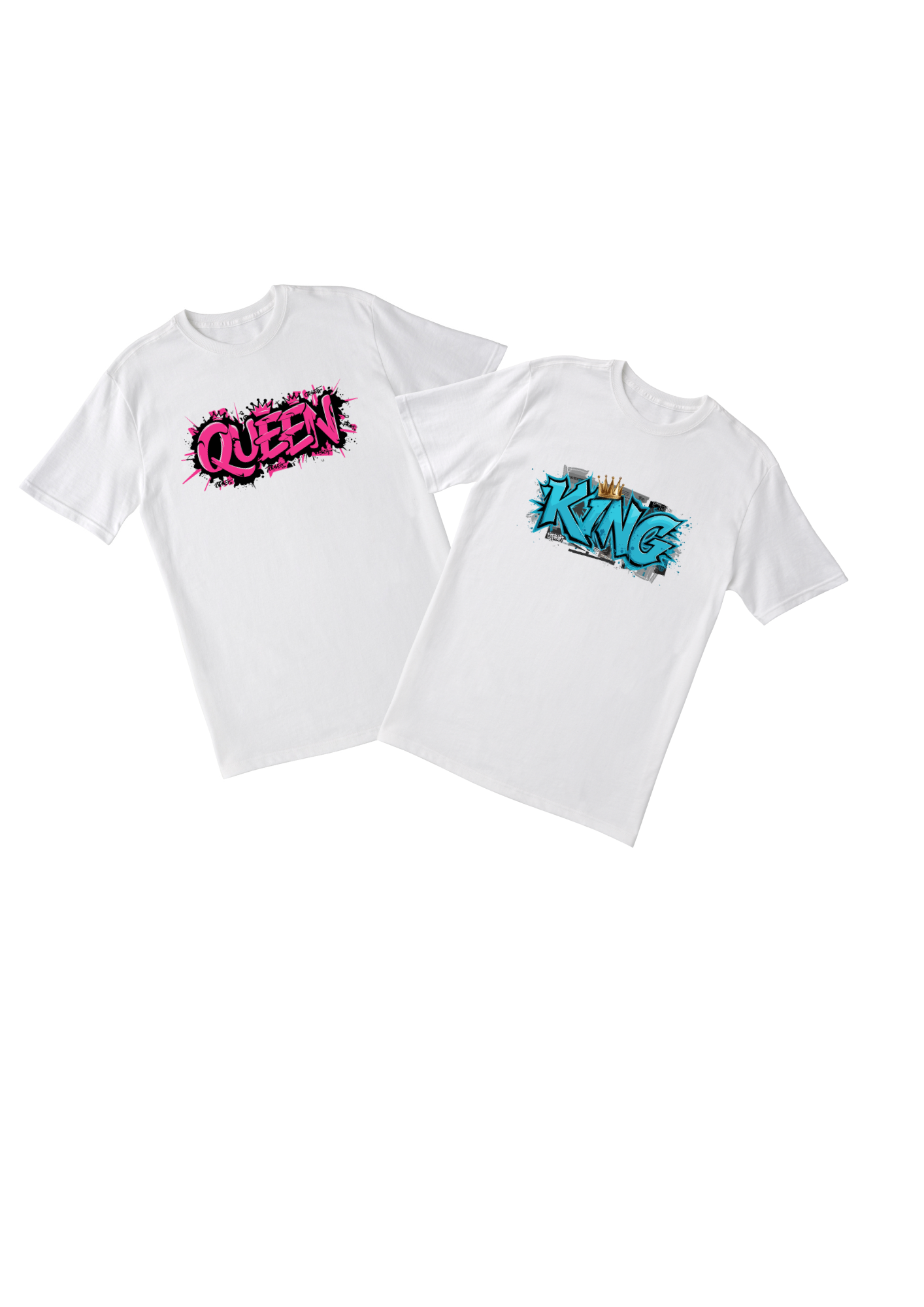 T-shirt di Coppia King & Queen