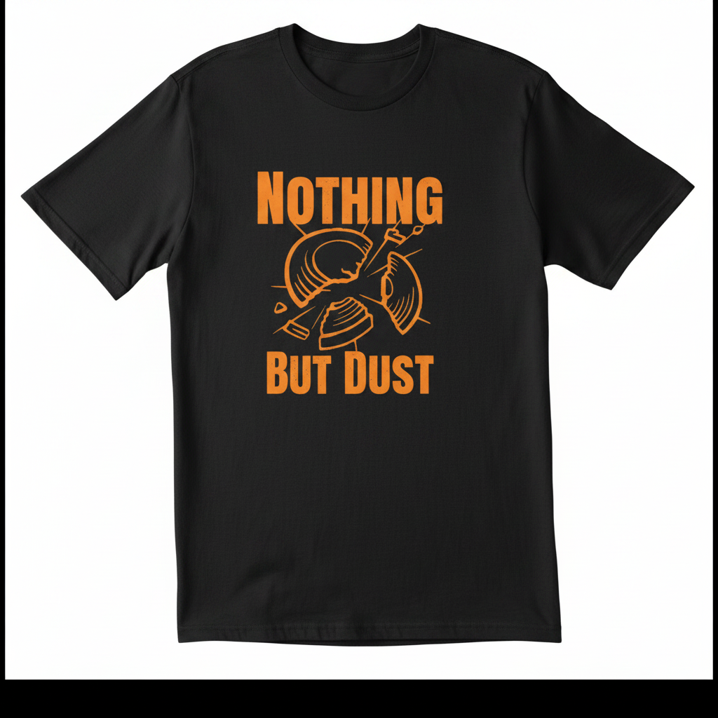 Black t-shirt Nothing But Dust