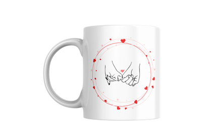 Tazza Mani Intrecciate Personalizzata
