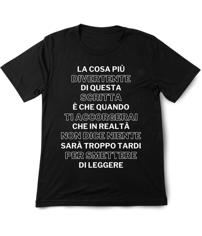 T-shirt Questa Scritta
