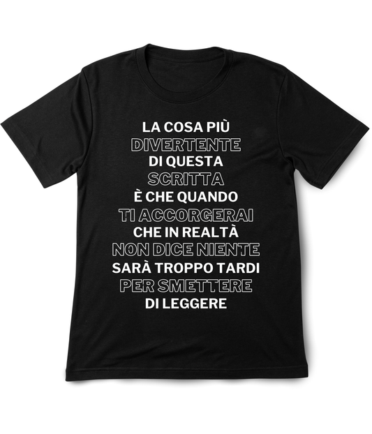 T-shirt Questa Scritta