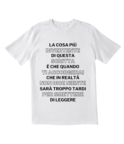 T-shirt Questa Scritta