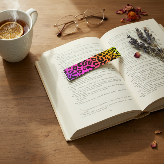 Segnalibro Leopardato Rainbow - prima immagine senza cordoncino