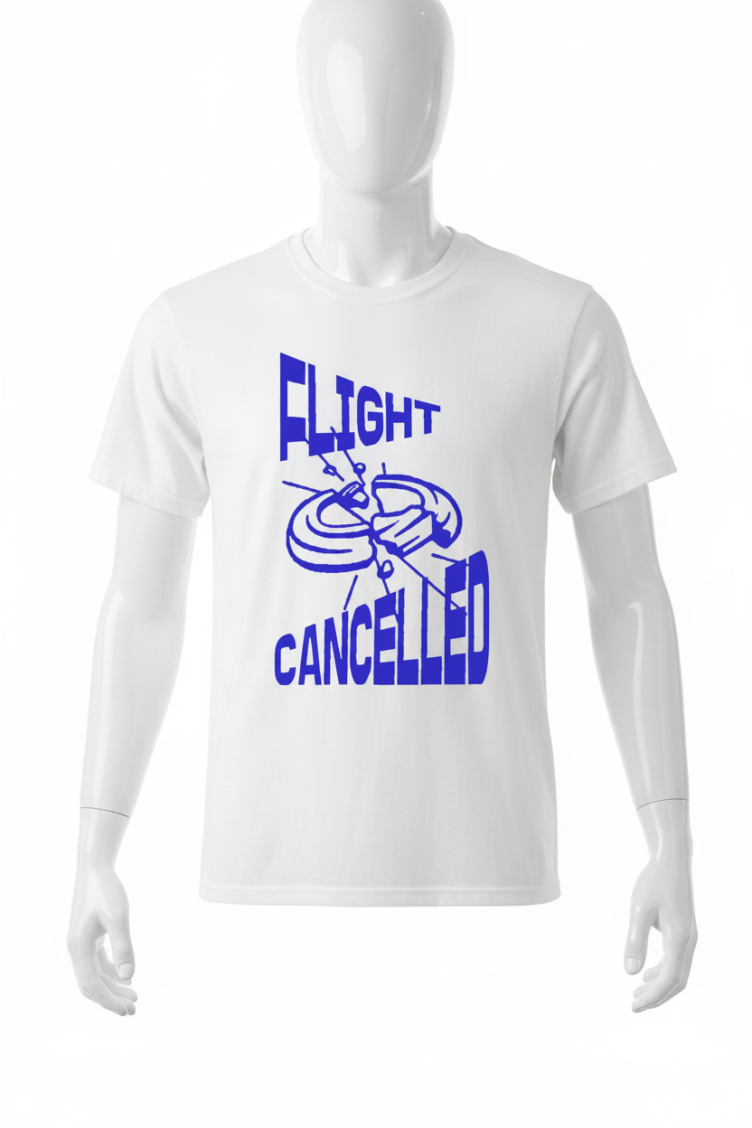 T-shirt bianca su manichino