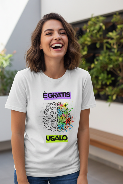 T-shirt È Gratis Usalo – lifestyle donna