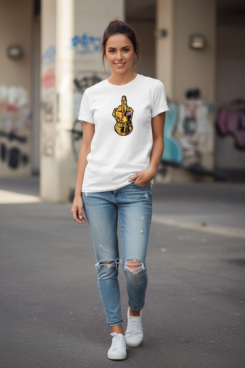 T-shirt Thanos – lifestyle donna bianca