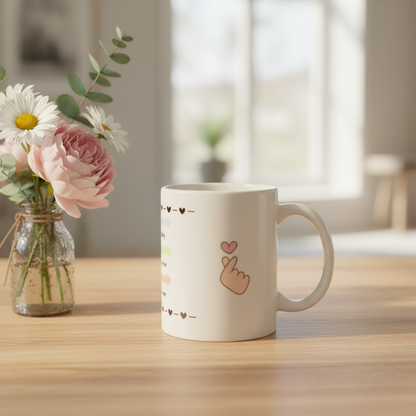 Tazza Friends lifestyle finger heart