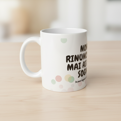 Tazza Sogni lato manico tavolo