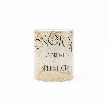 Tazza Splendente sfondo bianco